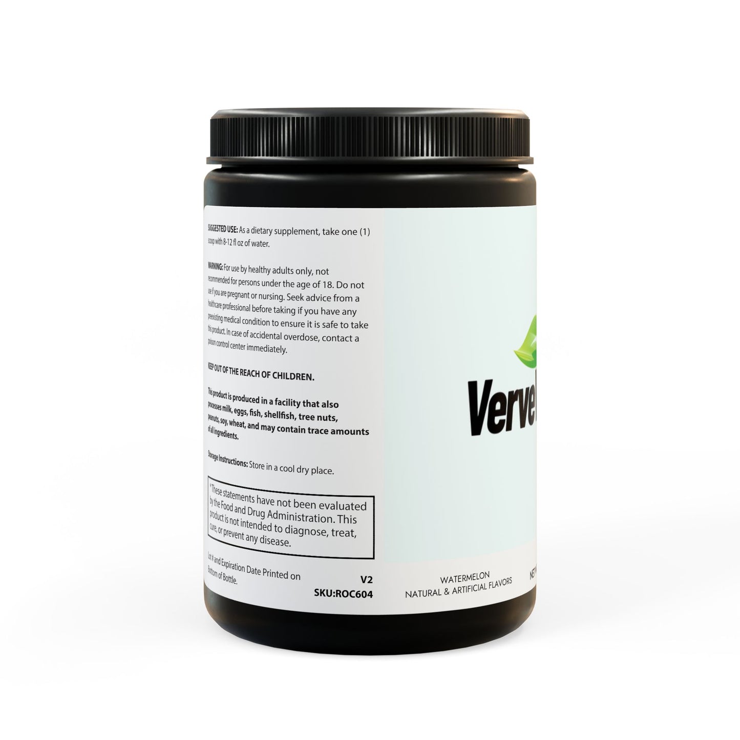 BCAA Supplement, Watermelon (325g, 11.46oz, 45 servings)