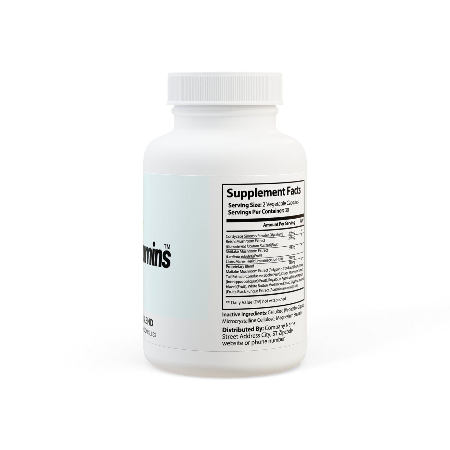 Mushroom Blend Supplement (60 Capsules)