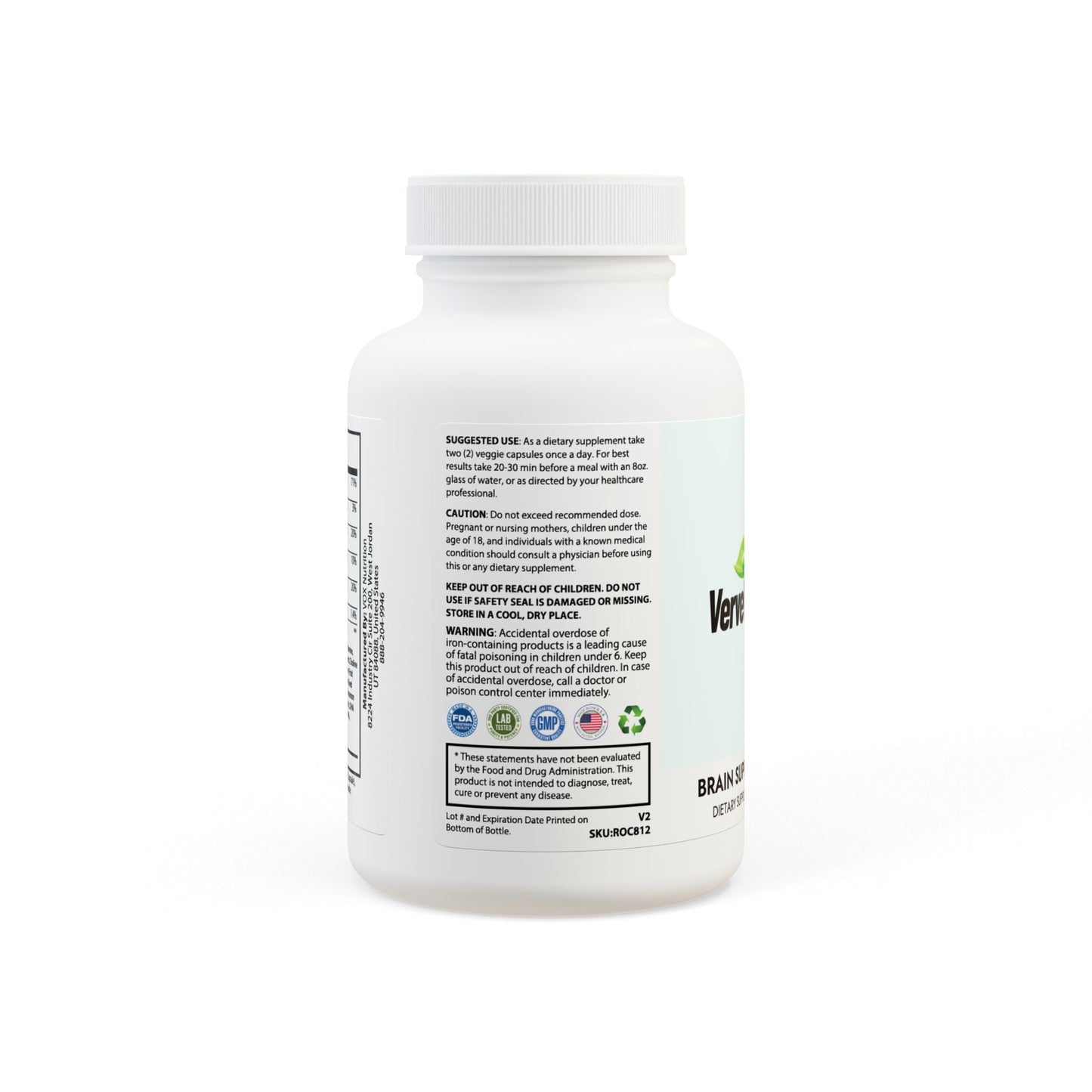 Brain Support Complex Supplement (60 Capsules)