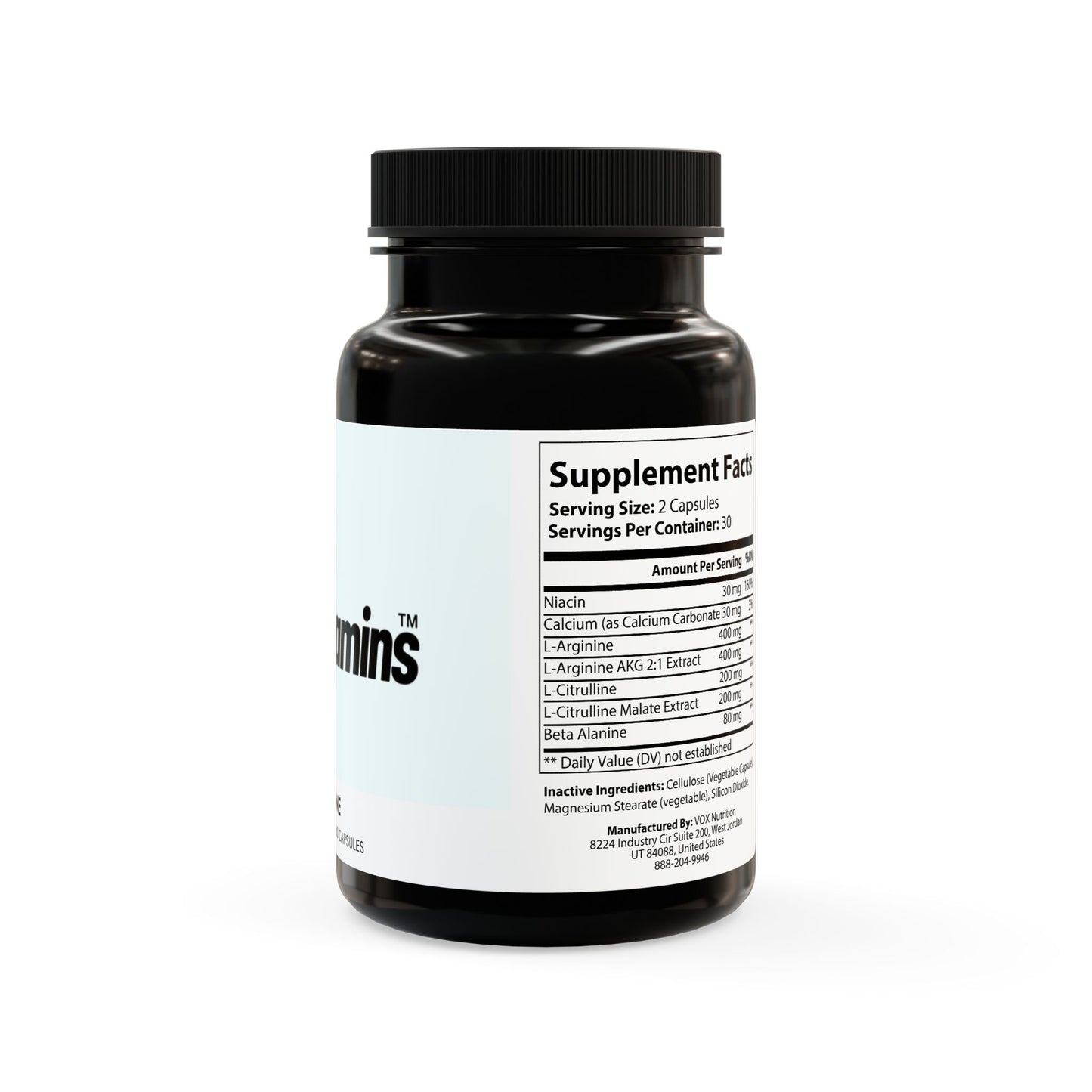 L-Arginine Supplement (60 Capsules)