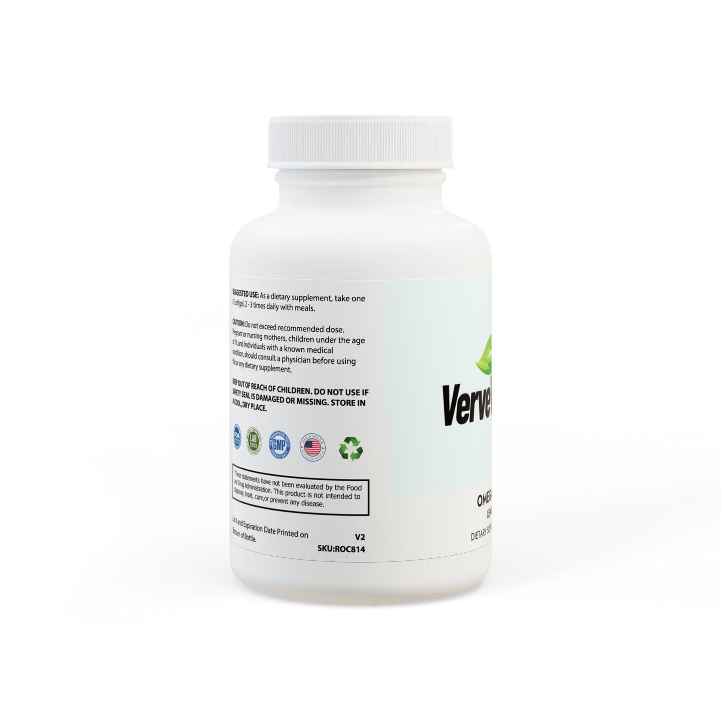 Omega 3 Fish Oil Supplement (60 Softgels)