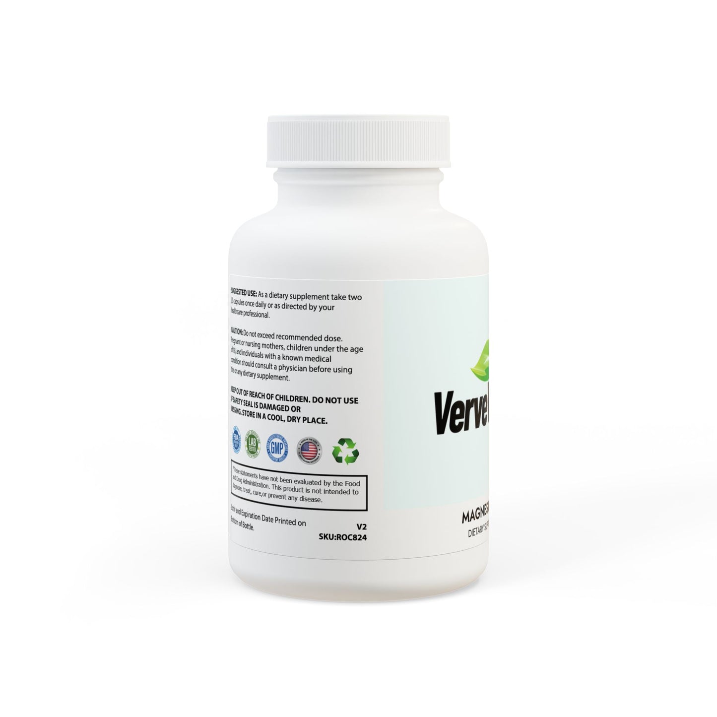 Magnesium Glycinate Supplement (60 Capsules)