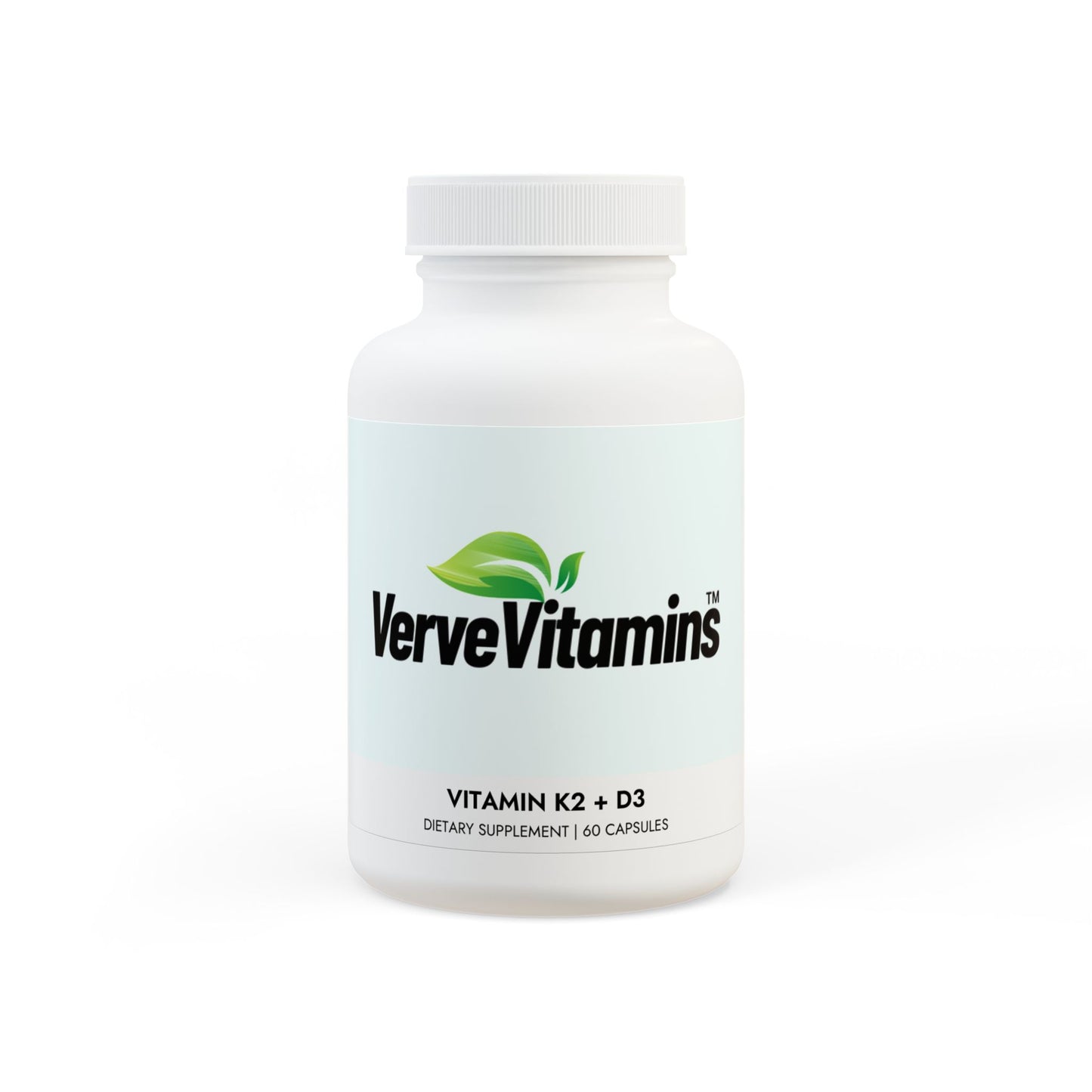 Vitamin K2 + D3 Supplement (60 Capsules)